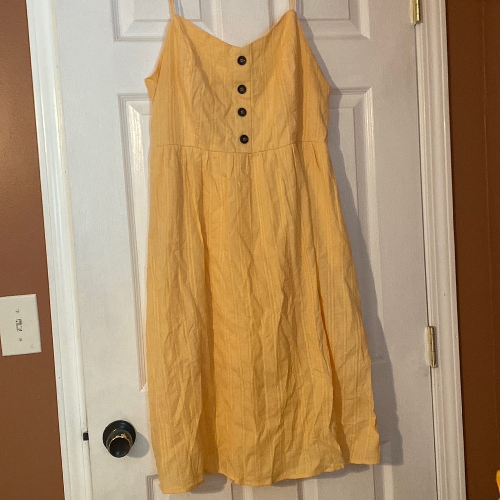 Buttercup yellow sundress